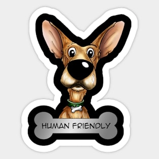 Human Friendly Sticker